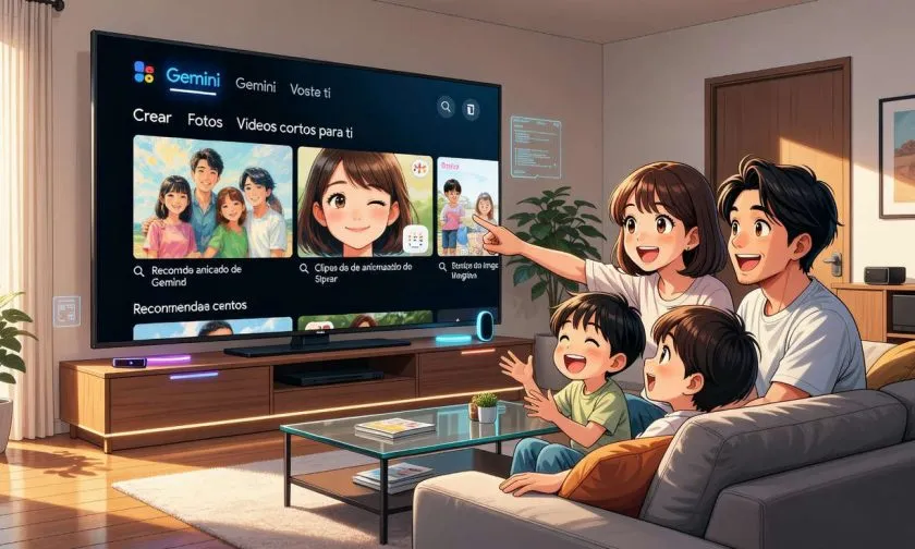 Google lleva más funciones de Gemini a Google TV y suma YouTube Shorts a la pantalla de inicio