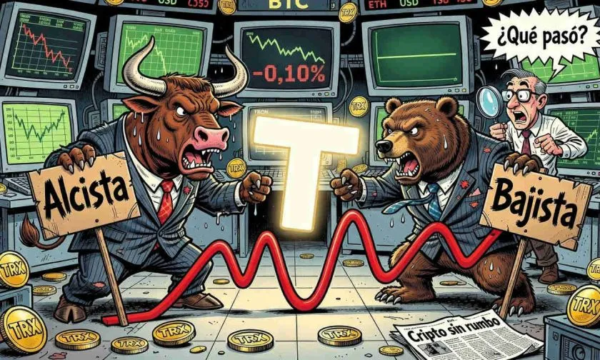 TRON registra leve caída del 0,10% en un mercado cripto consolidado