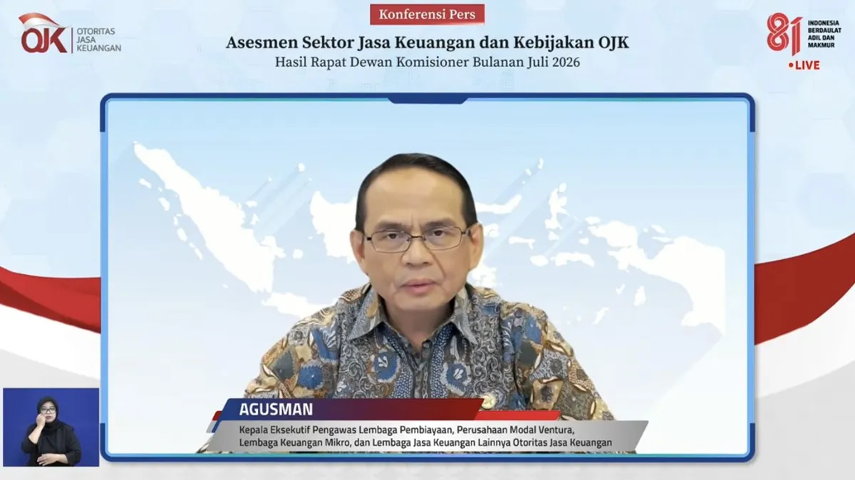 Pertumbuhan pembiayaan multifinance hanya 2,01% yoy hingga Juli 2026