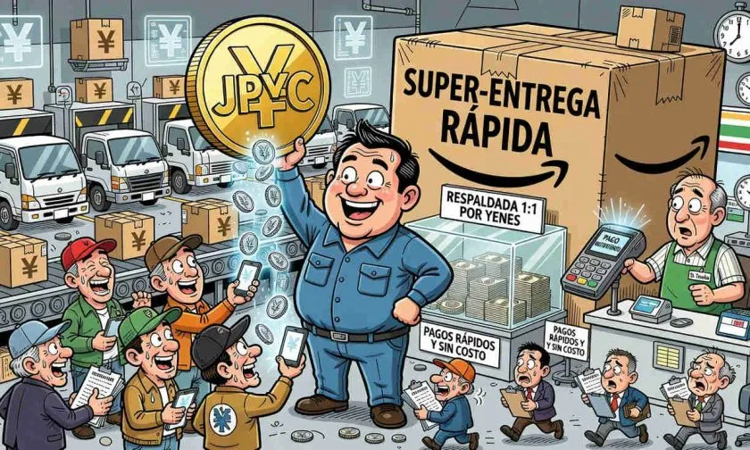 El proveedor logístico de Amazon elige la stablecoin japonesa JPYC para pagar a 2.300 socios