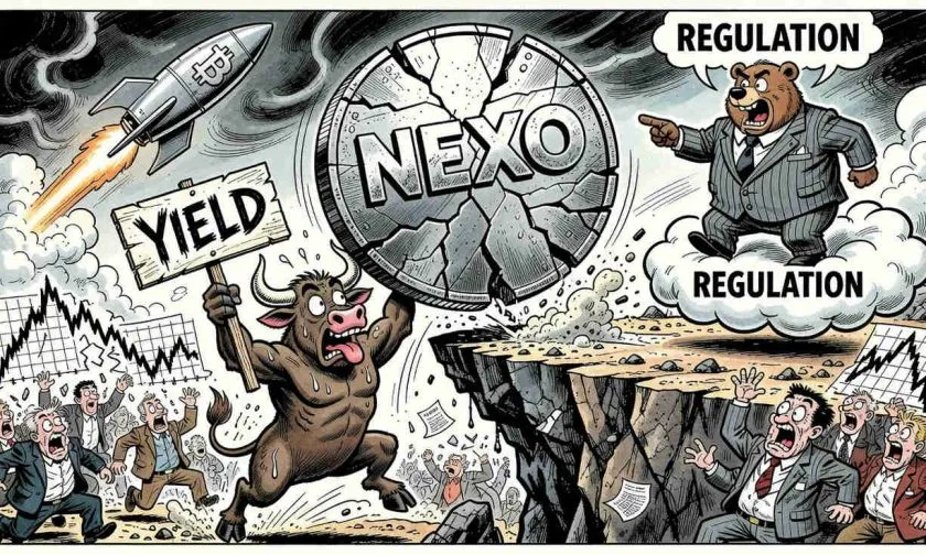 Nexo bajo presión: el token se desploma un 81% desde su ATH y los soportes clave están en riesgo