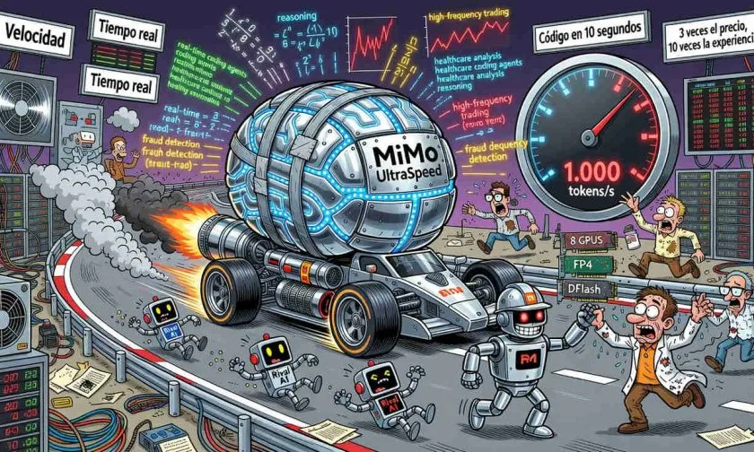 Xiaomi promete 1.000 tokens por segundo con MiMo-V2.5-Pro-UltraSpeed y sacude la carrera de IA