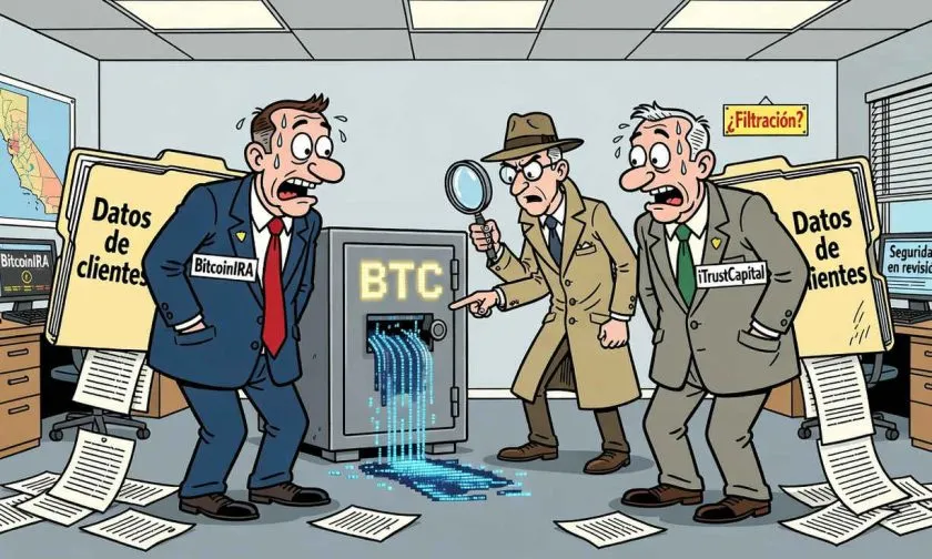 BitcoinIRA e iTrustCapital enfrentan acusaciones de ocultar filtraciones de datos