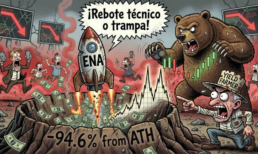 Análisis de ENA: rebote del 4,4 % semanal en medio de un activo que acumula una caída del -94,6 % desde su máximo