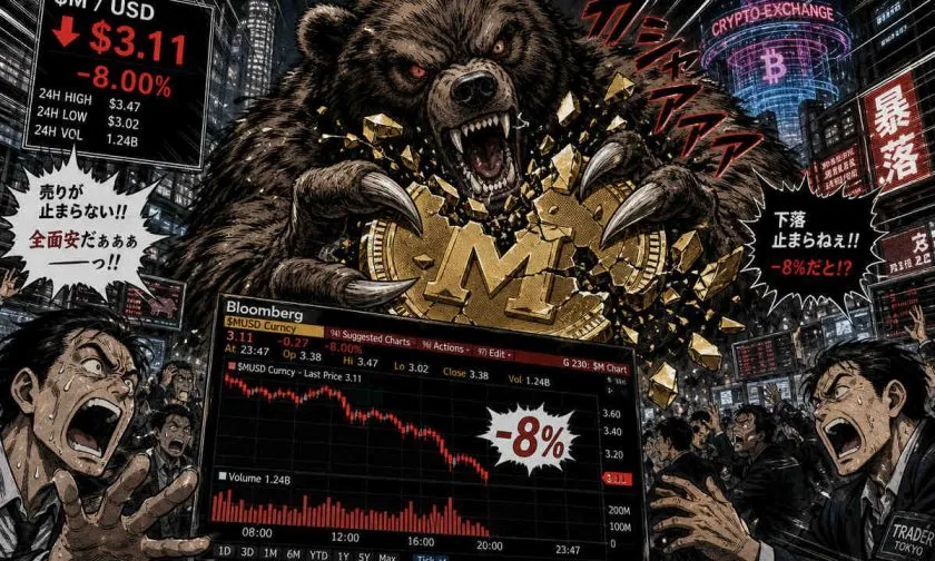 $M cae 8% en 24 horas: ¿fin del rally meme?