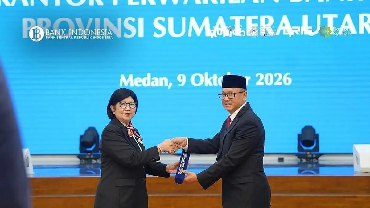 Destry Damayanti kukuhkan Ameriza M. Moesa di Bank Indonesia Sumatera Utara