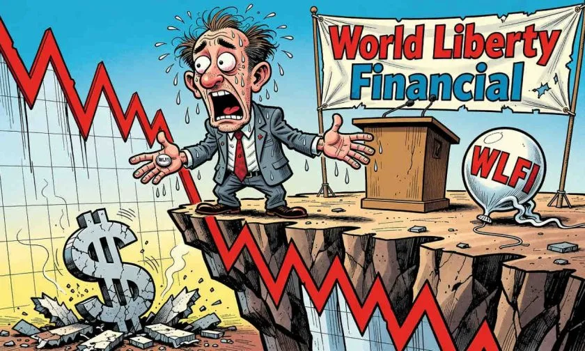 WLFI se desangra: pierde más del 75% en un año mientras el volumen se desploma