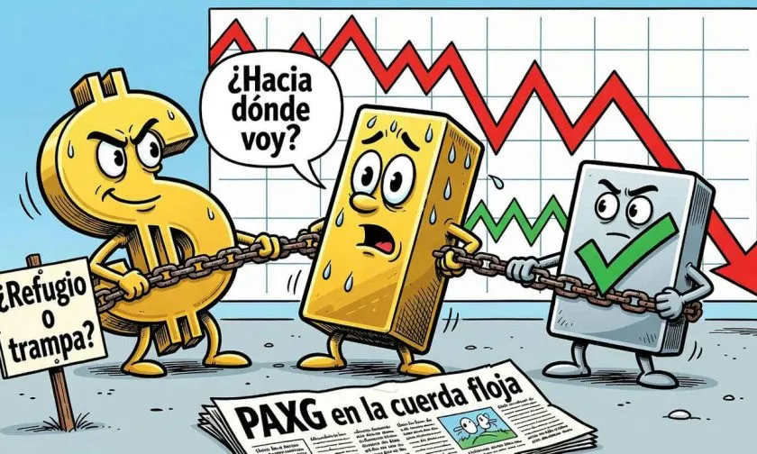 PAXG se aferra al soporte de 4.350 mientras el oro digital enfrenta presión del dólar
