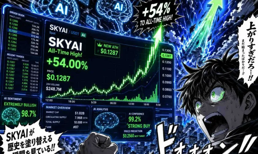 Skyai explota un 54% en 24 horas cerca de su máximo histórico