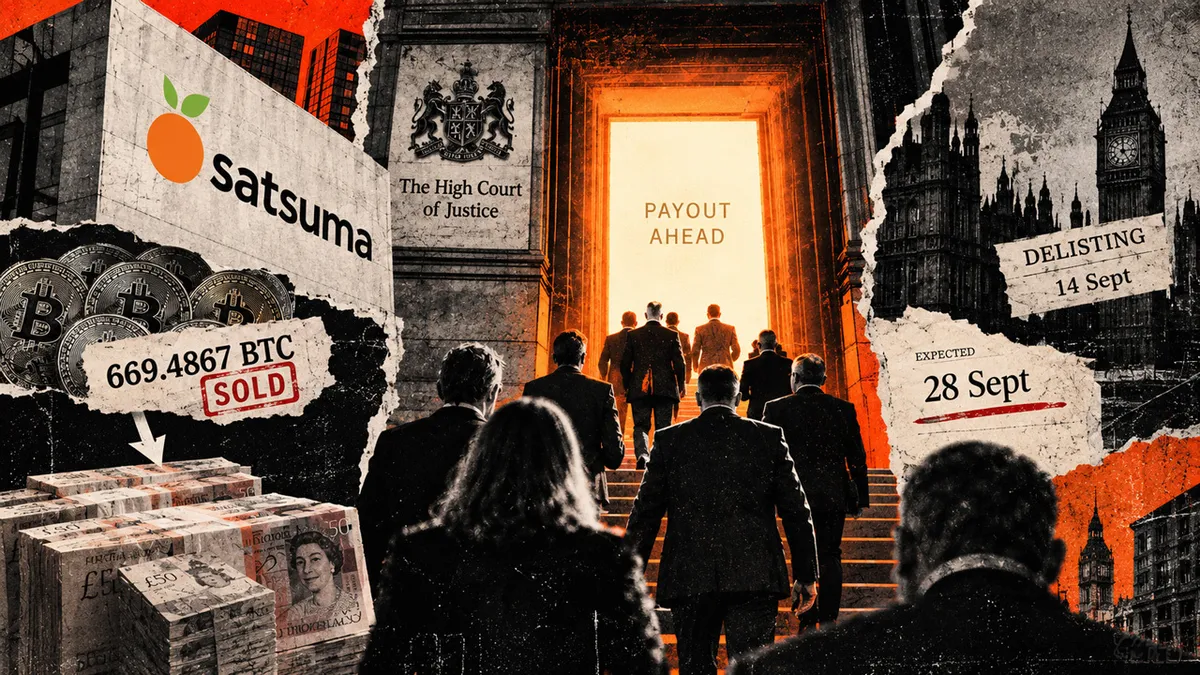 UK company liquidates entire Bitcoin treasury to pay back 669 BTC to shareholders