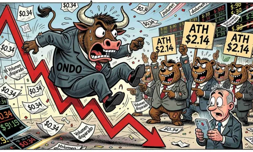 Ondo (ONDO) se desploma casi un 7% en 24 horas y preocupa a inversores