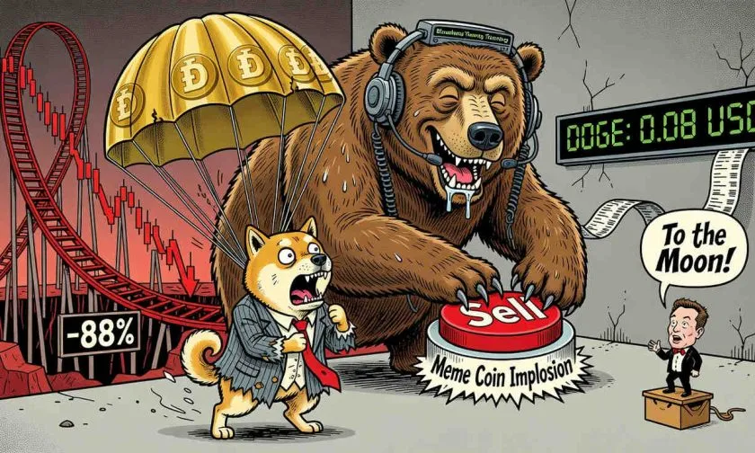 Dogecoin en caída libre: ¿Es este el fin de la era de las memecoins o una trampa bajista?