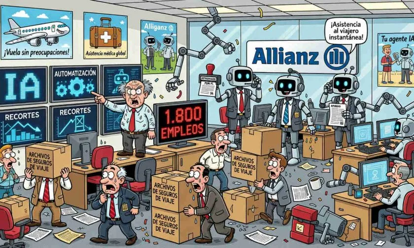 Allianz recortará hasta 1.800 empleos por el avance de la IA