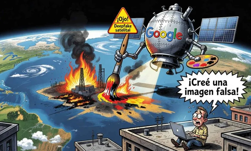 Google elimina su función de imágenes satelitales con IA por temor a deepfakes