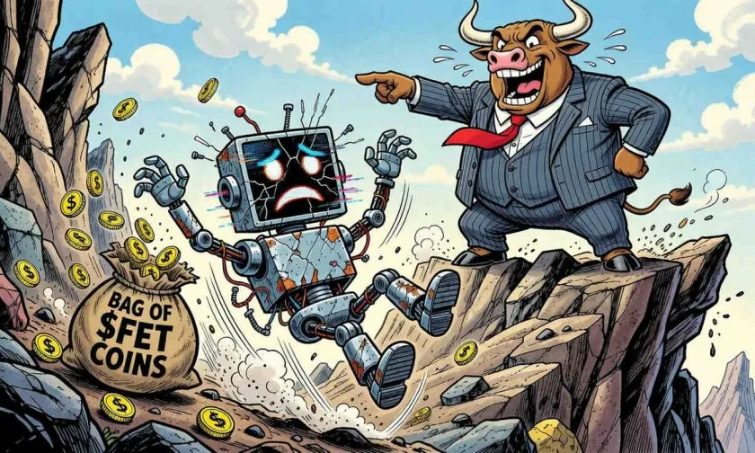 Fetch.ai ($FET) se desploma un 4,14% y pierde el soporte de los $0,18 en medio de una crisis de confianza en tokens de IA