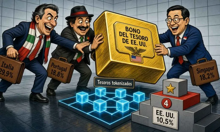 Italia, Portugal y Singapur acaparan la deuda soberana tokenizada