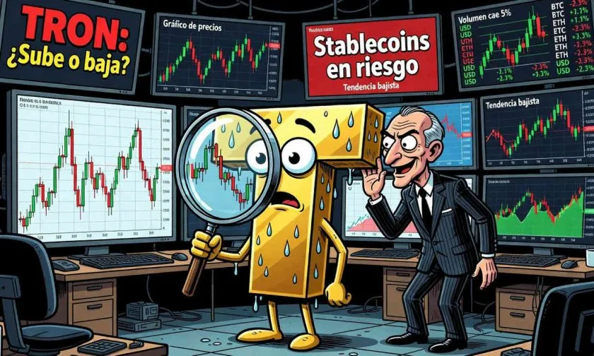 TRON se estabiliza en $0,3275 mientras el mercado evalúa la situación de stablecoins