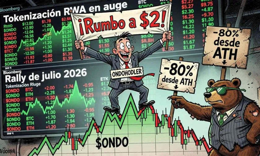 Ondo ($ONDO) desafía el mercado bajista con repunte del 32% en 30 días (28 de julio 2026)