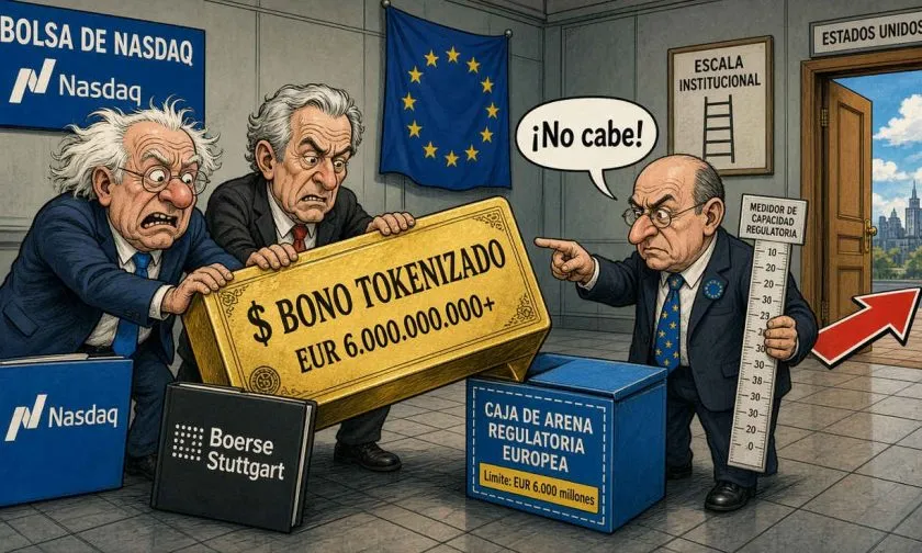 Nasdaq y Boerse Stuttgart piden a la UE ampliar los límites para valores tokenizados