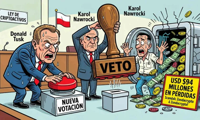Tusk busca nueva votación sobre la ley cripto tras el escándalo de Zondacrypto