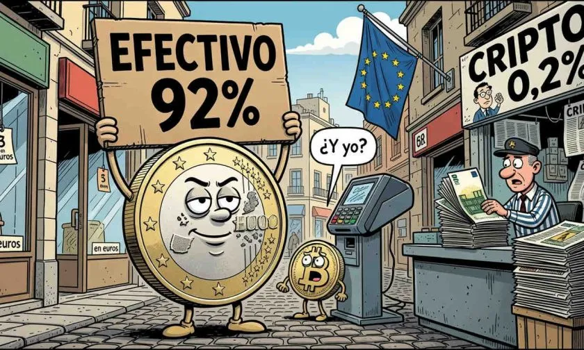 Solo el 0,2% de empresas en la eurozona acepta criptomonedas para pagos online