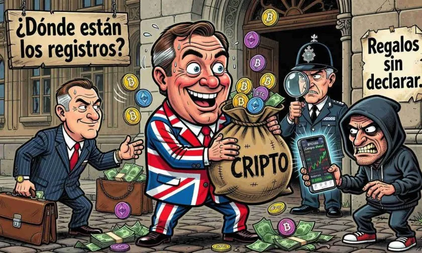 Investigación parlamentaria sobre regalos cripto a Farage se reanuda tras su reelección