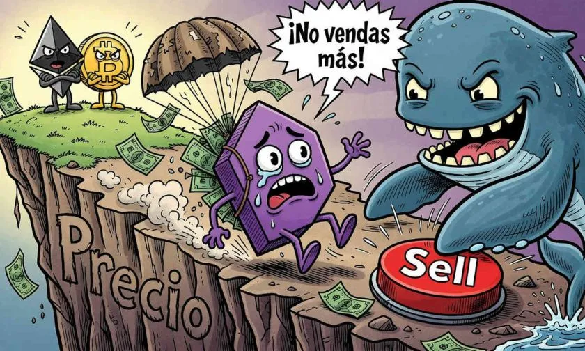 POL pierde el soporte de los 0,08 USD mientras el colapso de métricas en cadena presiona a los inversores