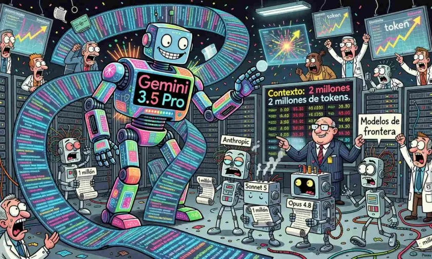 Google Gemini 3.5 Pro apuntaría a una ventana de contexto de 2 millones de tokens