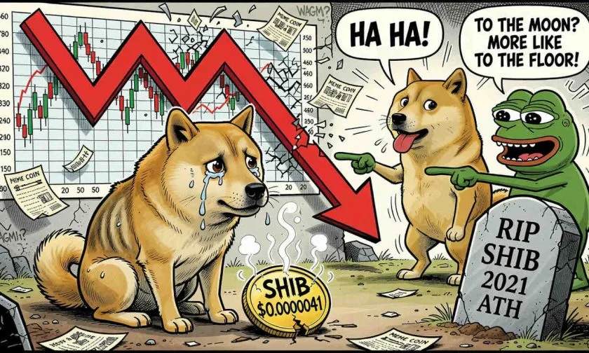 SHIB se desploma un 70% en un año: ¿se acerca el fin del meme coin?