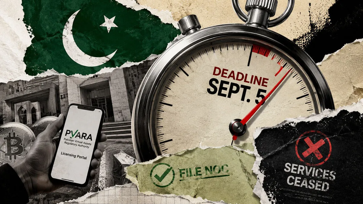 Crypto platforms in Pakistan face September 5 compliance deadline or exit