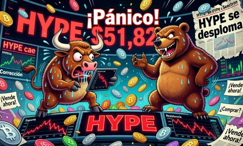 Hyperliquid cae a USD $51,82: ¿fin de la euforia o punto de entrada?