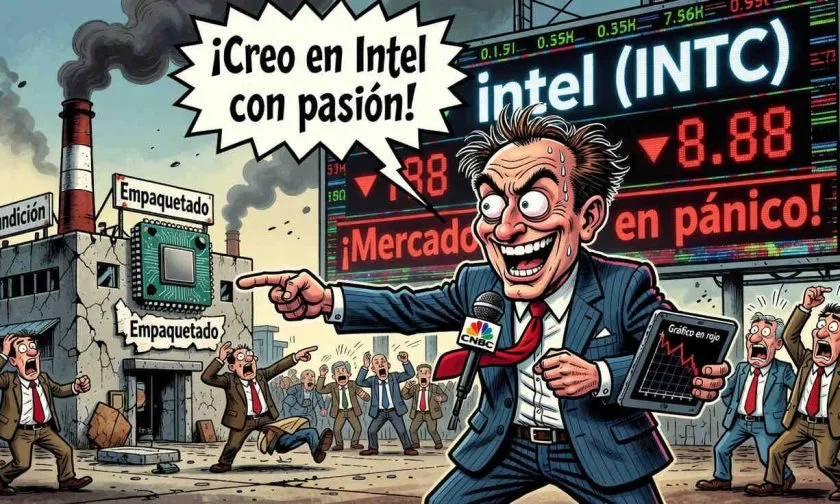 Jim Cramer defiende a Intel con pasión mientras las acciones caen