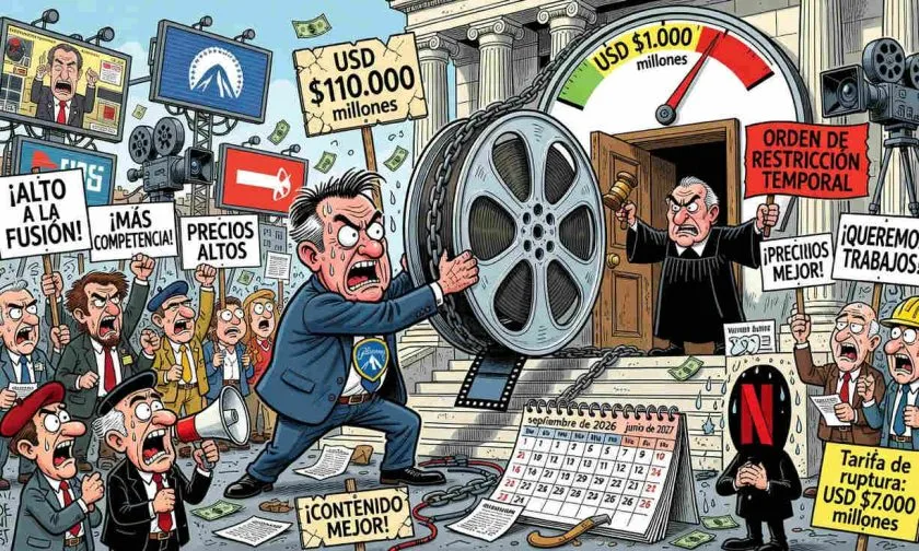 Paramount retrasa la compra de WBD hasta junio de 2027 por demanda antimonopolio