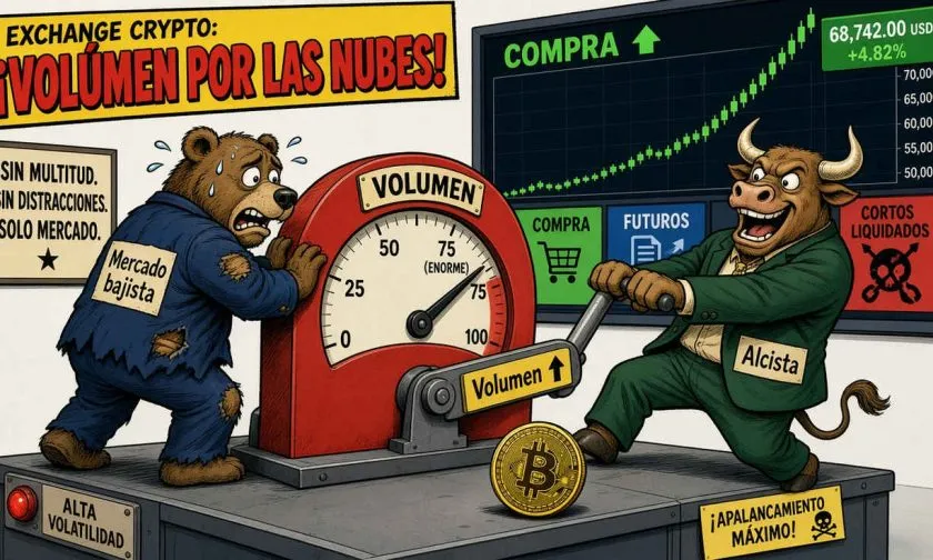 CryptoQuant detecta un repunte del volumen que desafía la tendencia bajista de Bitcoin