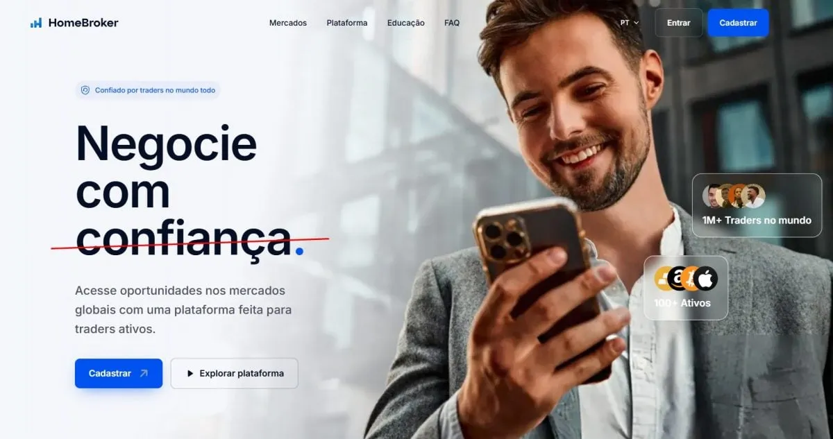 Home Broker enfrenta mais de mil reclamações e admite falta de licença no Brasil