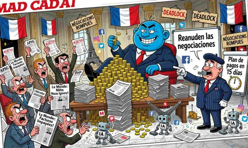 Francia ordena a Meta reanudar negociación con medios por pagos de publicación
