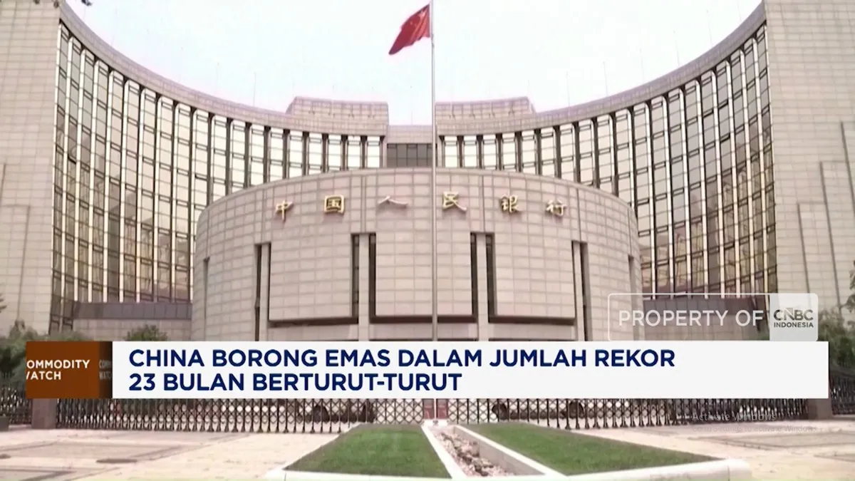 Video: China Borong Emas Dalam Jumlah Rekor 23 Bulan Berturut-Turut