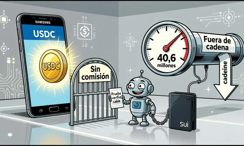 Sui apuesta por Samsung, Google Cloud y una prueba récord de velocidad rumbo a 2027