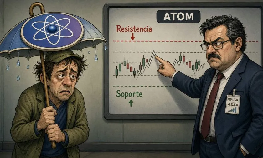ATOM muestra debilidad mientras el mercado espera un nuevo catalizador