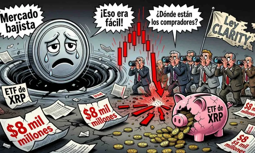 JPMorgan previó $8.000 millones para ETF de XRP, pero solo llegan $1.500 millones