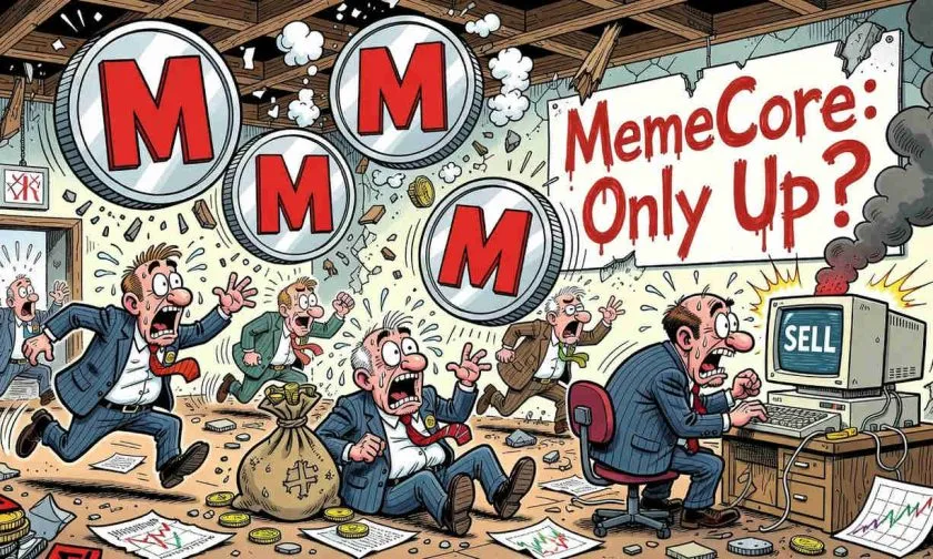MemeCore ($M) se desploma un 7.99% y pierde el soporte de las medias móviles clave