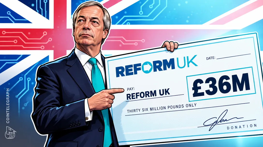 BitMEX co-founder Ben Delo donates nearly $50 million to Reform UK party