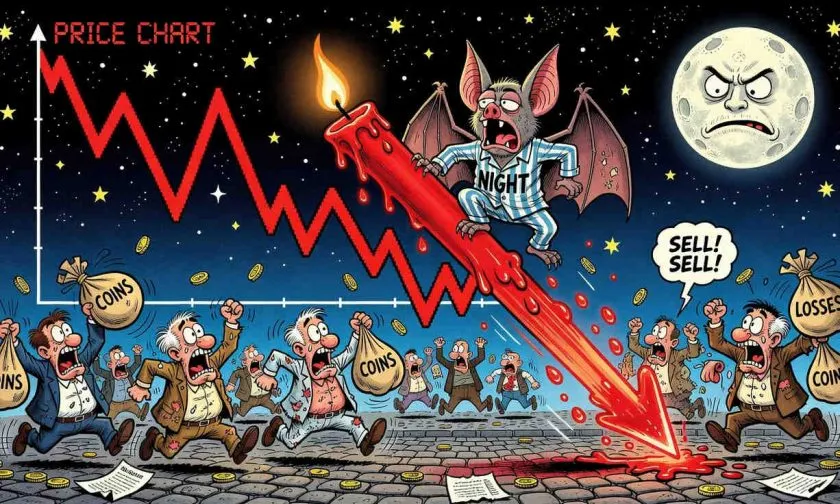 NIGHT se desploma un 2,89% y su capitalización cae por debajo de USD 500.000