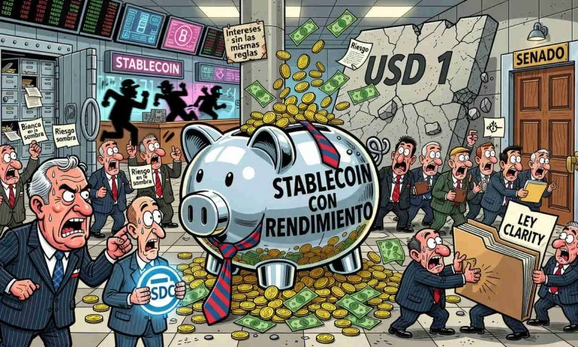 JPMorgan alerta que las stablecoins con rendimiento podrían crear banca en la sombra