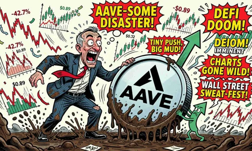 Aave repunta 1.27% en jornada volátil [FECHA]