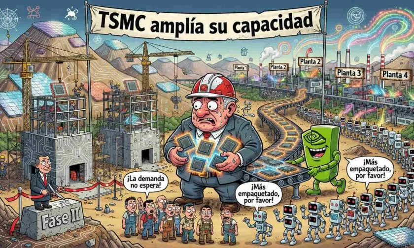 TSMC ampliará su capacidad de empaquetado de chips con dos plantas en Taiwán