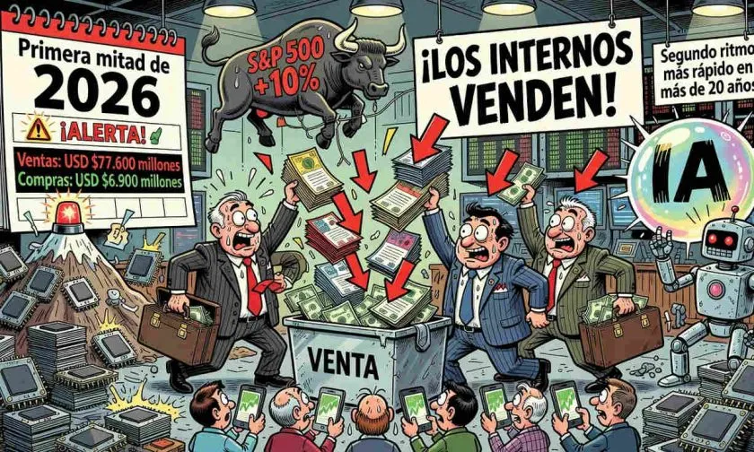 Ejecutivos de EE. UU. venden acciones al segundo ritmo más rápido en más de 20 años