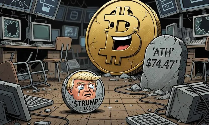 $TRUMP mantiene un soporte precario en USD $1,63: ¿se aproxima una nueva caída histórica?