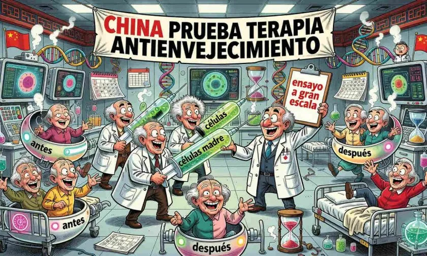 China inicia su primer ensayo masivo con células madre contra el envejecimiento
