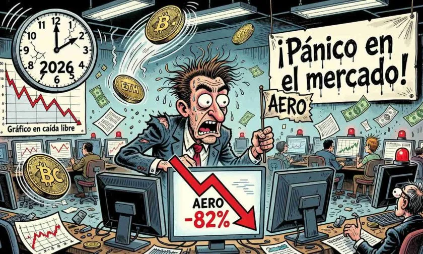 Aerodrome Finance (AERO) se desploma 5% y rompe la media de 200 días en un contexto de baja liquidez